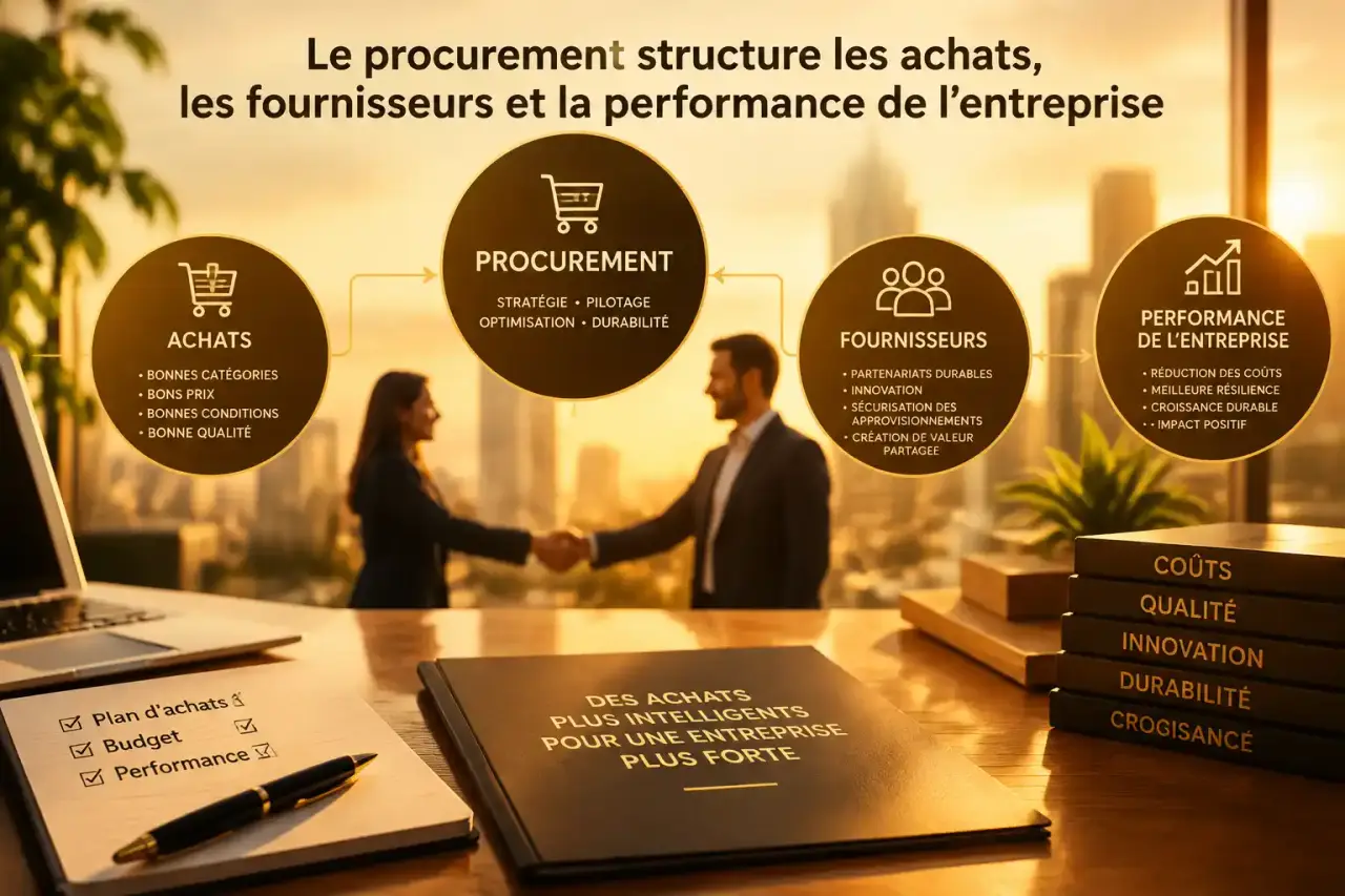 Le procurement structure les achats, les fournisseurs et la performance de l’entreprise