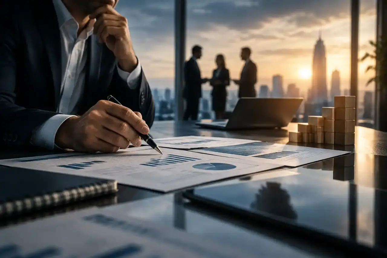 Dirigeants analysant les priorités d’investissement d’une entreprise